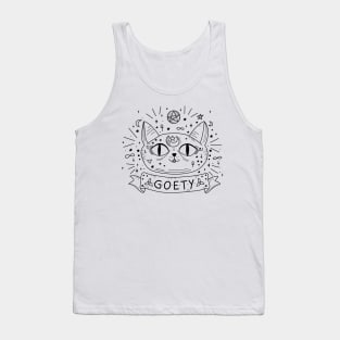 Gothic cat Tank Top